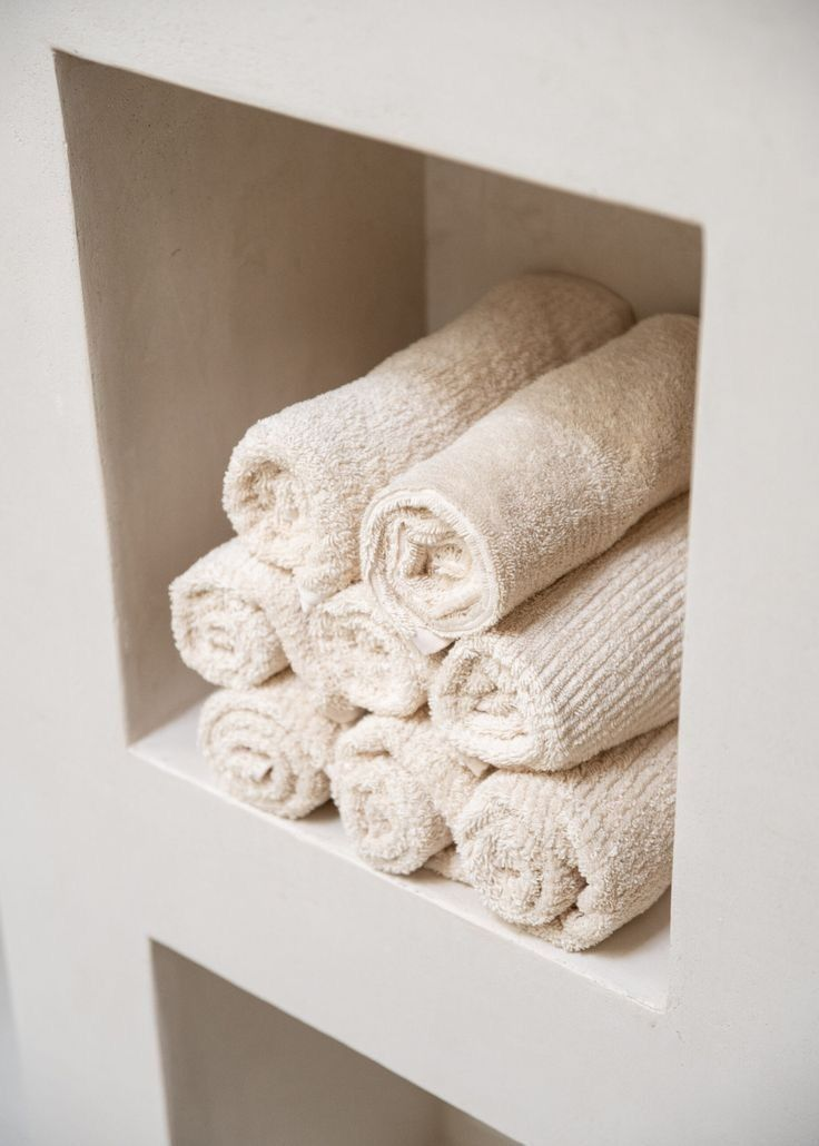 Organised towels and linens
